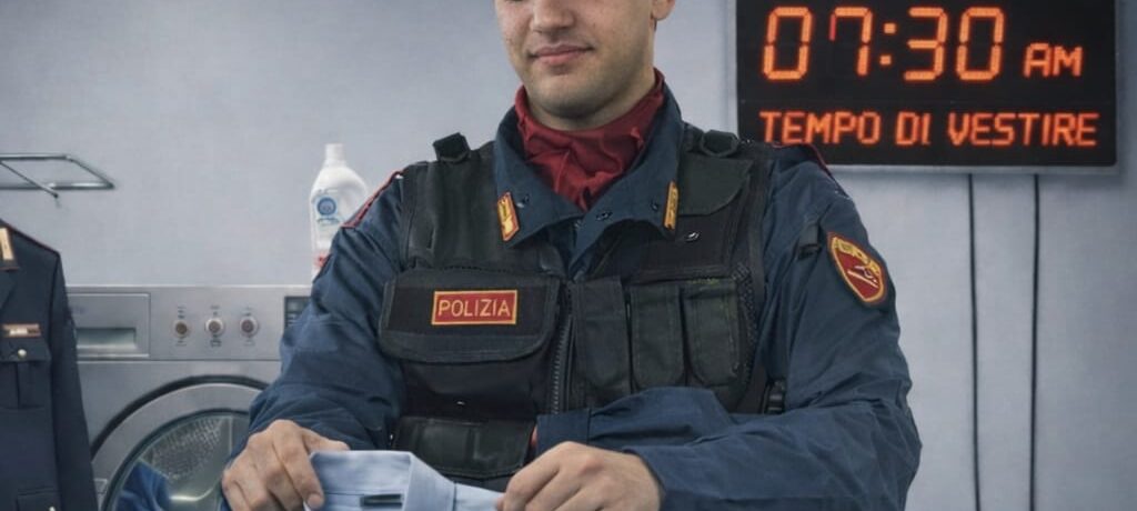 MESSA IN MORA L'AMMINISTRAZIONE SU LAVAGGIO UNIFORMI E TEMPO DIVISA