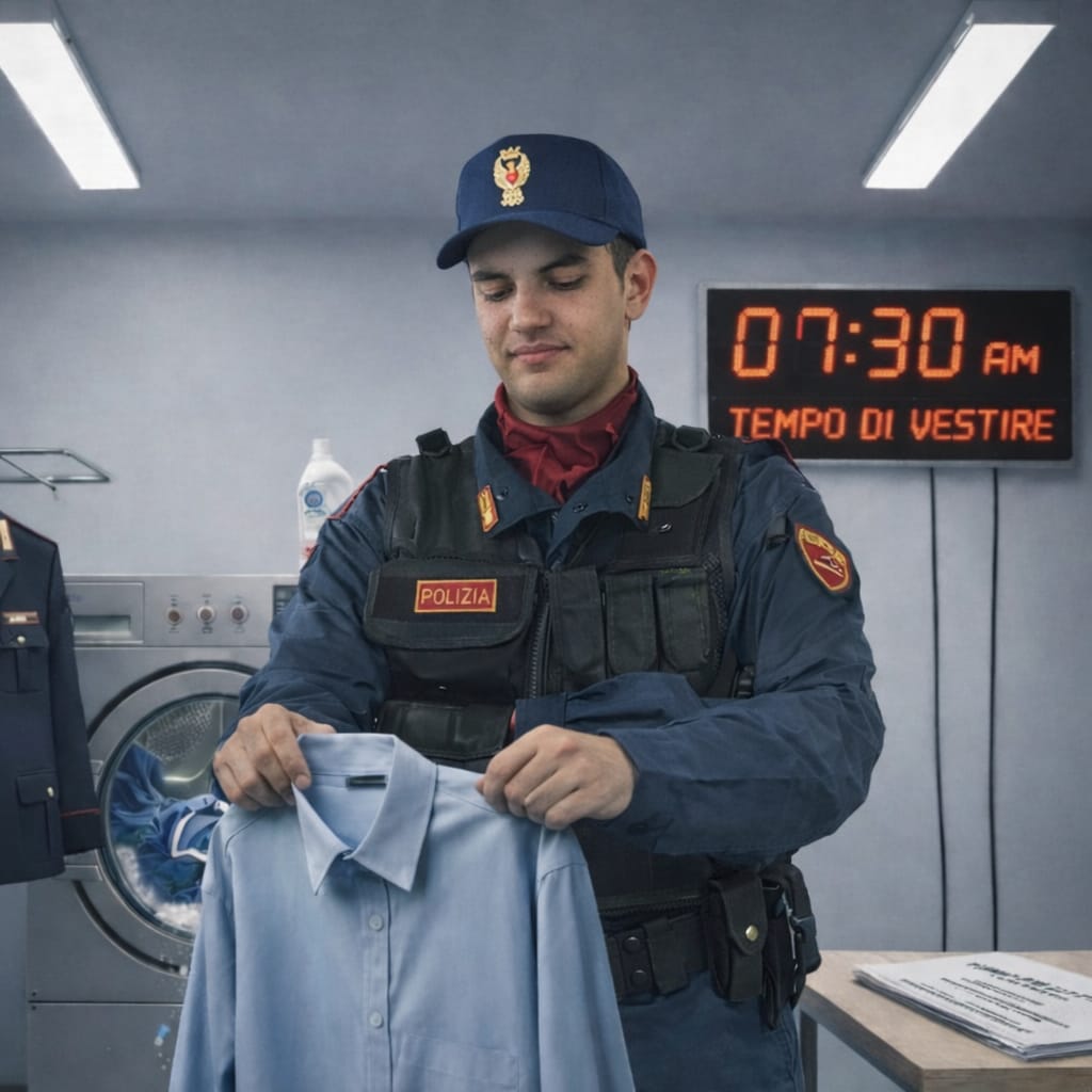 MESSA IN MORA L'AMMINISTRAZIONE SU LAVAGGIO UNIFORMI E TEMPO DIVISA