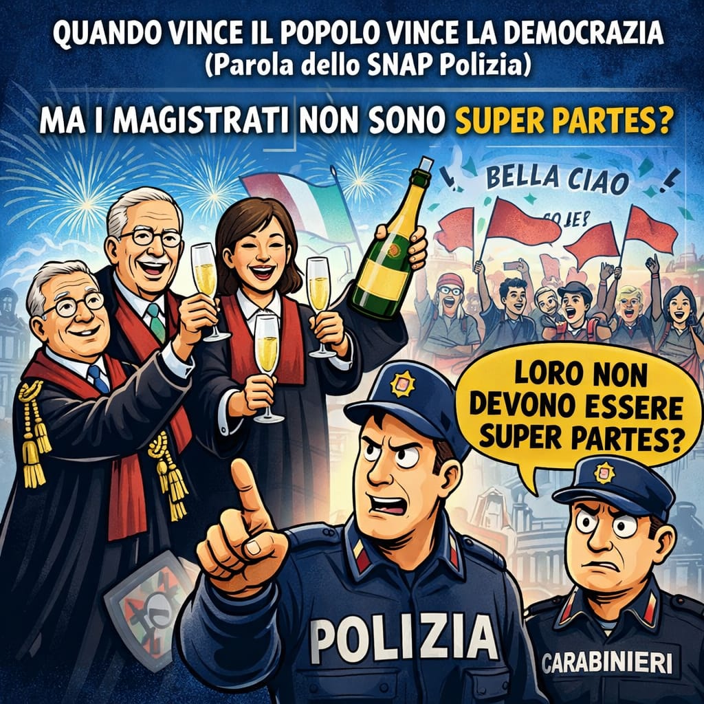 QUANDO VINCE IL POPOLO VINCE LA DEMOCRAZIA (Parola dello SNAP Polizia)