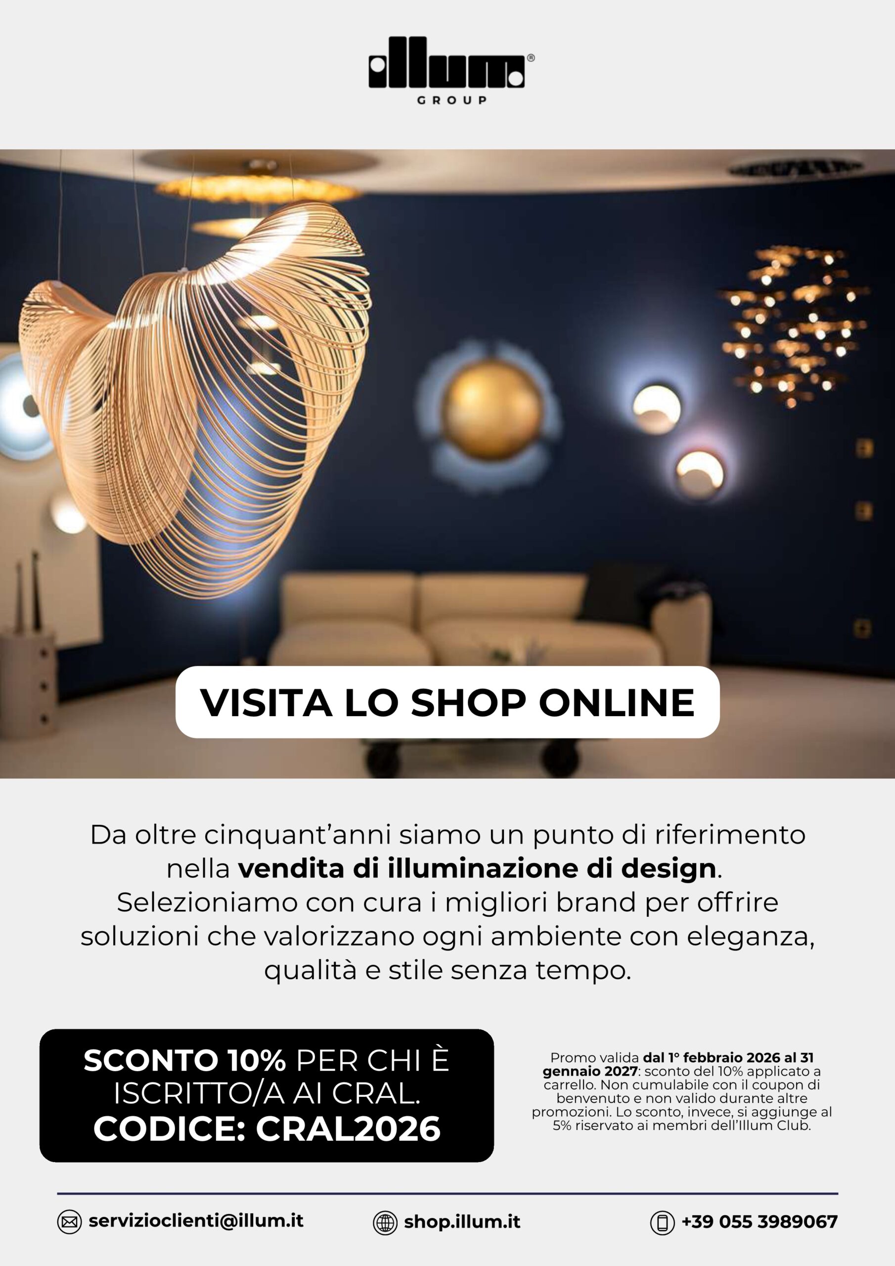 Visita lo Shop Online - sconto del 10% per gli iscritti