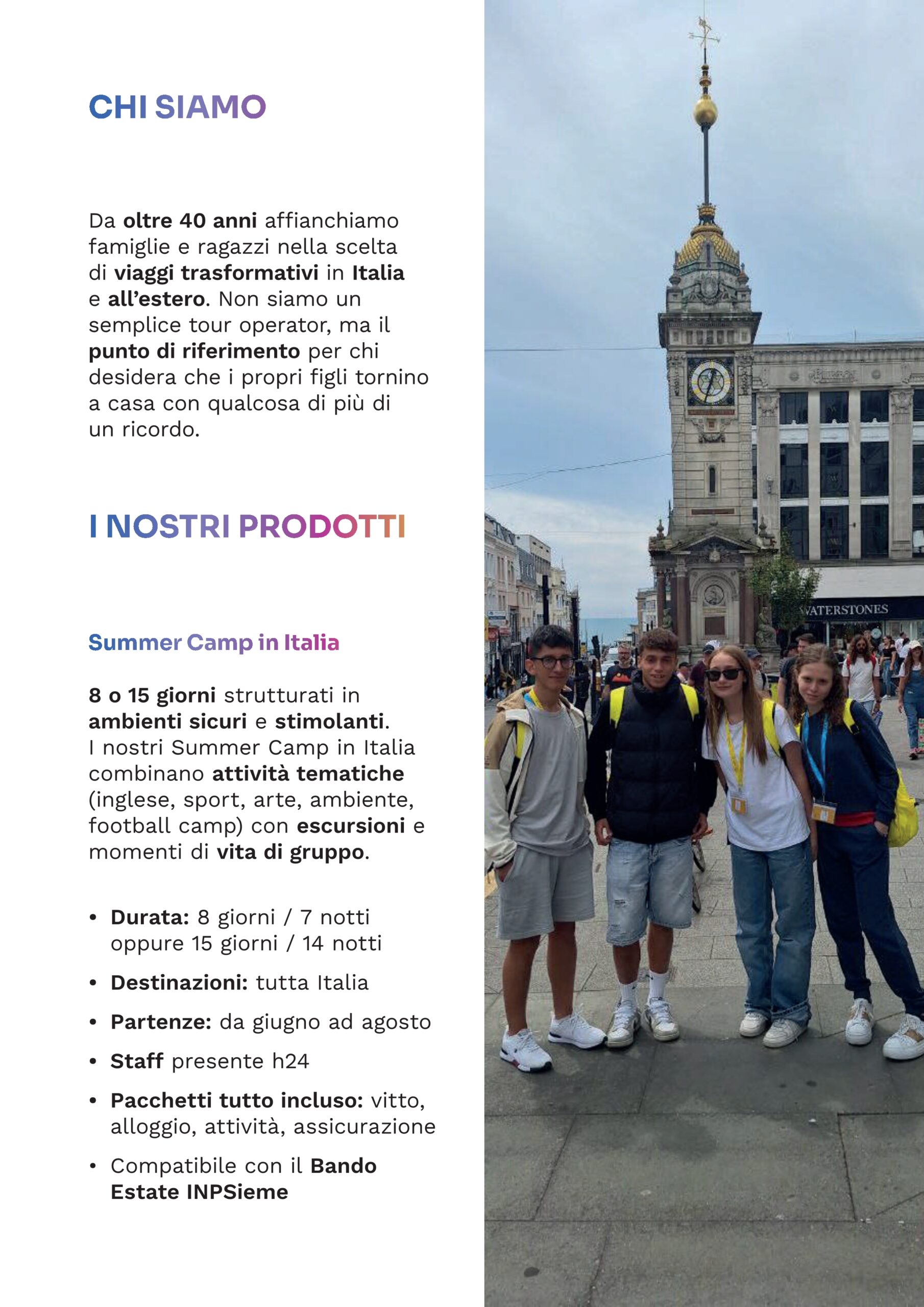 Campi scuola estivi per famiglie e ragazzi