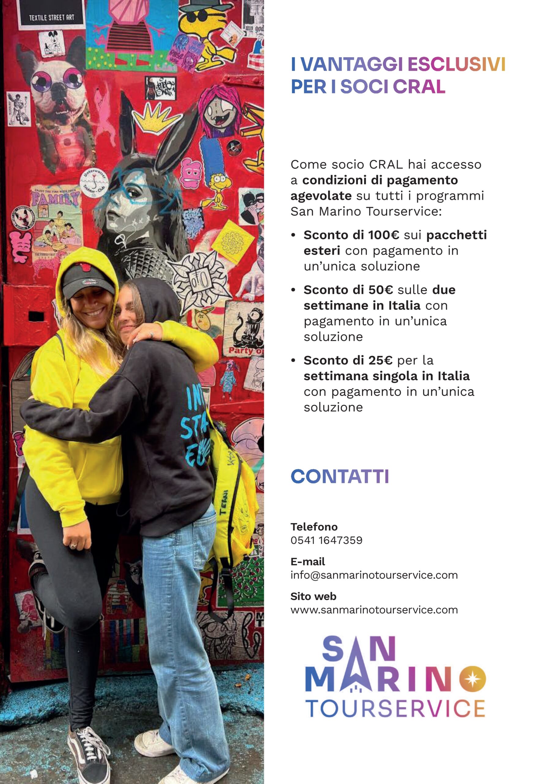 Tour vacanzieri a San Marino: vantaggi esclusivi per gli iscritti.