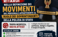 INTERVENTO MOVIMENTAZIONE PERSONALE POLIZIA DI STATO