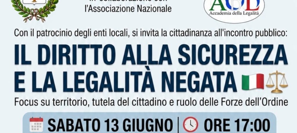 IL DIRITTO ALLA SICUREZZA E LA LEGALITÀ NEGATA