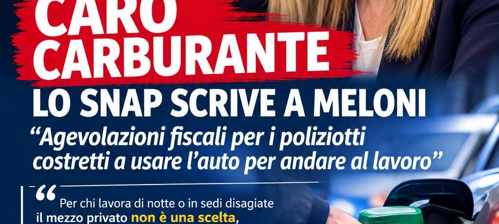 CARO CARBURANTI, LO SNAP SCRIVE A MELONI.