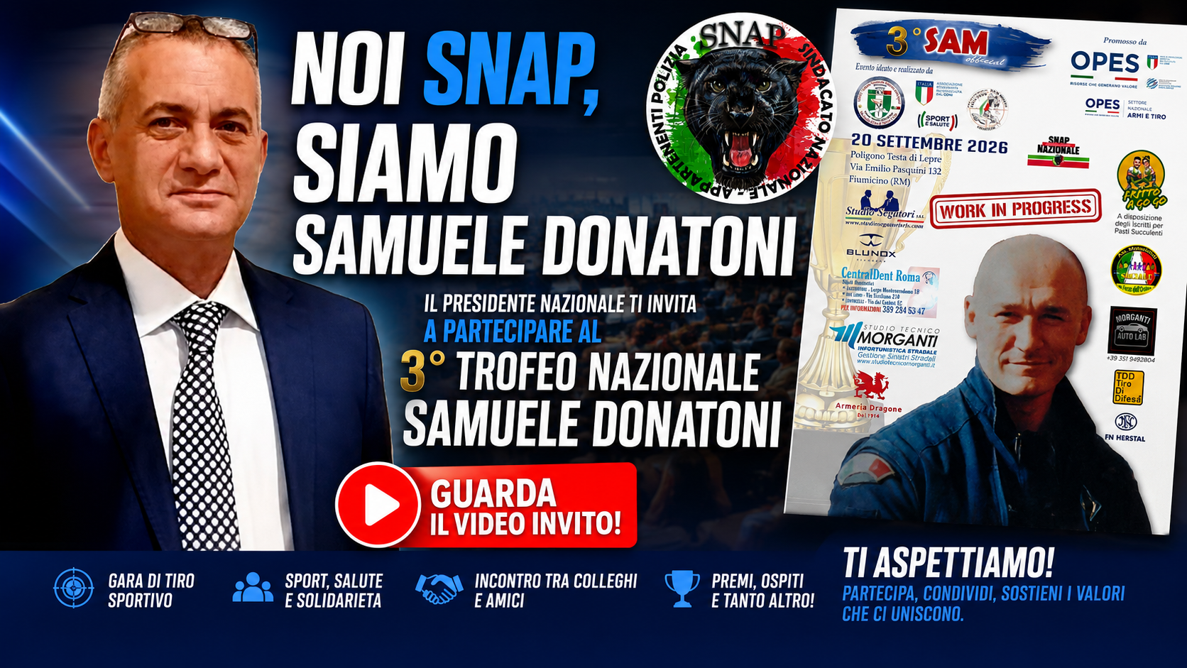 NOI SNAP, SIAMO SAMUELE DONATONI.